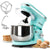 MULISOFT Stand Mixer, Electric Stand Mixer with 5.5-Quart Stainless Steel Bowl, 6-Speed Kitchen Mixer for Cake, Dough, and Food, Includes Whisk, Dough Hook, and Flat Beater, Blue