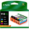 910XL Ink Cartridges Replacement(Black, Cyan, Magenta, Yellow)