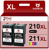 210XL 211XL Ink Cartridges Replacement for Canon(2-pack)