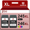 245XL Ink Cartridges Replacement for Canon Ink 245 and 246 Printer,2 Pack