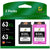 63XL Ink Cartridge Combo Pack Replacement for HP (2-Pack, 1 Black, 1 Tri-Color)