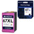Mooho 67 XL Ink Replacement for HP Printer,1 Pack