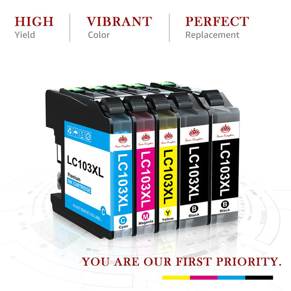 Compatible Brother LC103XL Ink Cartridge by Toner Kingdom